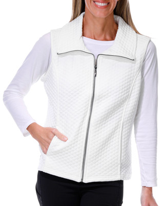 Thumbnail 1: Onque Women's Sleeveless Diamond Quilt Vest 
