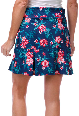 Thumbnail 3: REEL LEGENDS Women's Tropical Print Performance Skort 