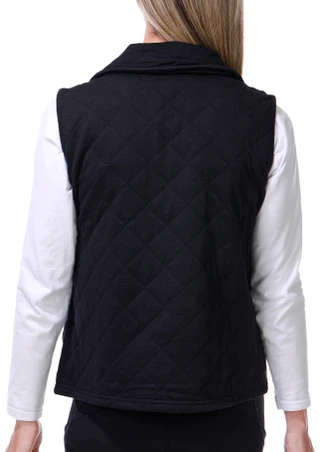 Thumbnail 2: Onque Women's Sleeveless Diamond Quilted Vest 