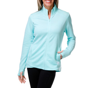 Thumbnail 1: Adidas Women's Long Sleeve Ribbed Essential Layering Jacket 