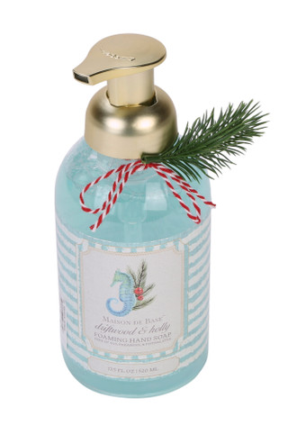 Thumbnail 1: MAISON DE BASE 17 oz Driftwood & Holly Foaming Hand Soap  