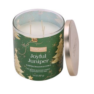 Thumbnail 1: Tuscany Candle 14 oz Joyful Juniper Scented Candle 