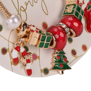 Thumbnail 2: Merry and Bright Christmas Charm Rope Bracelet  