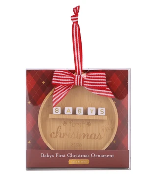 Thumbnail 1: KATE & MILO Baby's First Christmas Ornament  