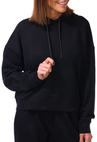 Thumbnail 3: 90 Degree 2 Pc Women's Long Sleeve Softlite Fleece Hoodie Jogger Set  