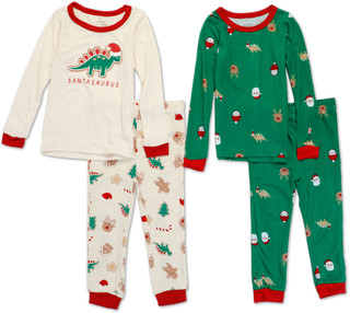 Thumbnail 1: Goodnight Llama Toddler Boys 4 Pc Christmas Pajama Pants Set 