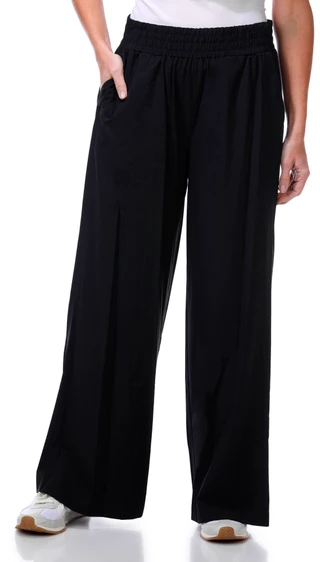 Thumbnail 1: DKNY Women's High Rise Stretch Wide Leg Pants 
