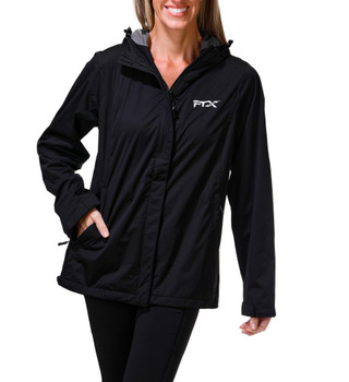 Thumbnail 1: Frogg Trogg Women's Long Sleeve Lightweight Hooded Rain Jacket 