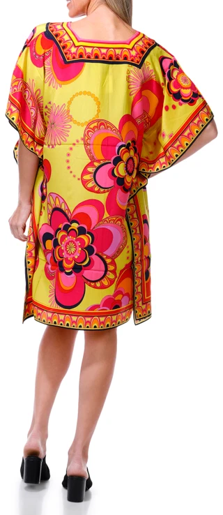 Thumbnail 2: Trina Turk Women's Short Sleeve Theodora Print Dress  