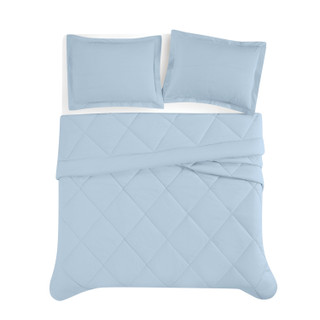 Thumbnail 11: CANNON Percale 200 Thread Count Solid 100% Cotton Comforter Set 