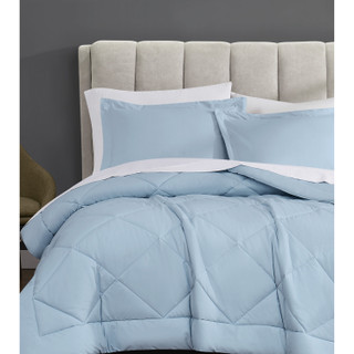 Thumbnail 12: CANNON Percale 200 Thread Count Solid 100% Cotton Comforter Set 