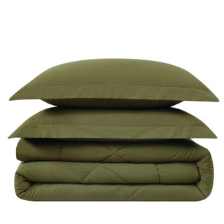Thumbnail 20: CANNON Percale 200 Thread Count Solid 100% Cotton Comforter Set 