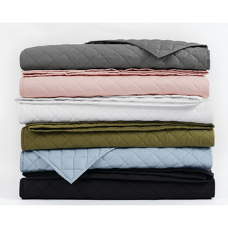 Thumbnail 15: CANNON Cannon Percale 200 Thread Count Solid 100% Cotton Quilt Set 