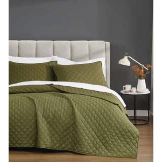 Thumbnail 17: CANNON Cannon Percale 200 Thread Count Solid 100% Cotton Quilt Set 