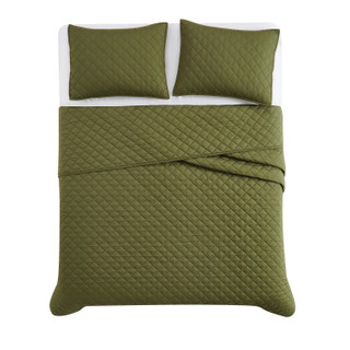 Thumbnail 18: CANNON Cannon Percale 200 Thread Count Solid 100% Cotton Quilt Set 