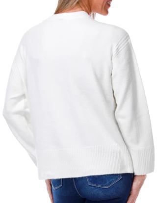 Thumbnail 2: Vince Camuto Women's Long Sleeve Boxy Crewneck Sweater  