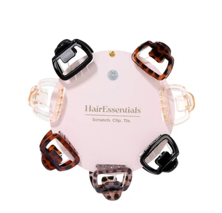Thumbnail 1: Hair Essentials 7 Pk Mini Hair Claw Clips 