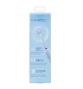 Thumbnail 2: Lomi Care Sonic Electric Toothbrush w/ 2 Brush Heads 