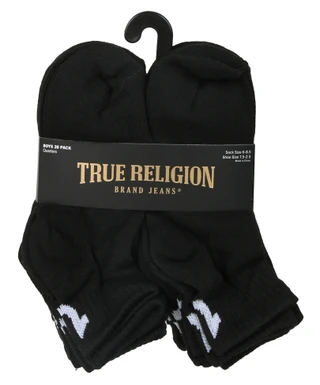 Thumbnail 1: True Religion Boys 20 Pk Cushioned Quarter Socks  