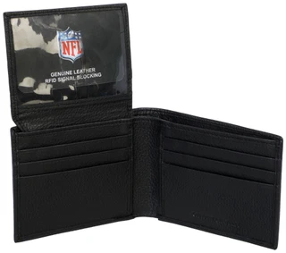 Thumbnail 2: NFL Men's Jacksonville Jaguars Debossed Bifold Leather Wallet 