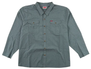Thumbnail 1: Wrangler Big Men's Long Sleeve Button Down Utility Shirt 