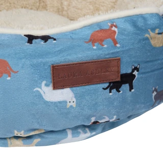 Thumbnail 2: Laura Ashley 18x18x7 Cat Pet Bed  