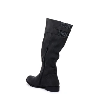 Thumbnail 3: Kensie Women's Monica Knit Trim Wide Calf Riding Boots  