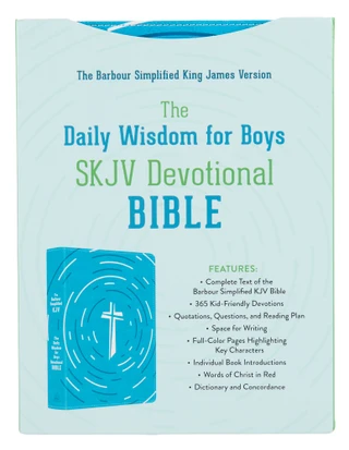 Thumbnail 1: Barbour Publishing The Daily Wisdom For Boys Devotional Bible  