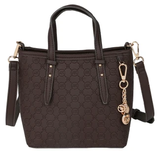 Thumbnail 1: ANNE KLEIN Women's Logo Midi Tote Purse w/ Charms  