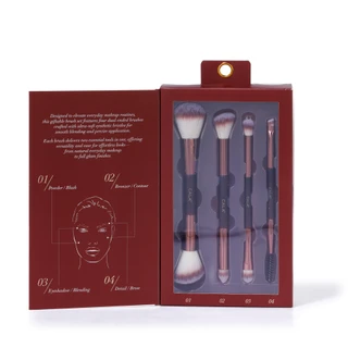 Thumbnail 2: CALA 4 Pk Dual-Ended Makeup Brushes 