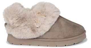 Thumbnail 3: Bebe Women's Fur Back Memory Foam Slippers 