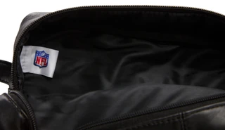 Thumbnail 2: NFL Saints  NFL New Orleans Saints  Leather Shave Kit Bag 