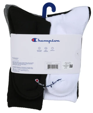 Thumbnail 2: Champion Men's 5 Pk Performance Cushion Crew Socks  