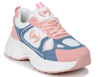 Thumbnail 1: Baby Phat Women's Denim Logo Dad Sneakers  