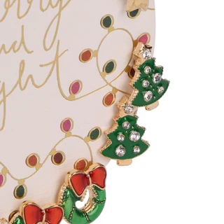 Thumbnail 2: Merry and Bright 6 Pc Christmas Icons Stud Earring Set  