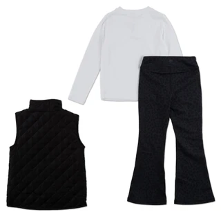 Thumbnail 2: 90 Degree Girls Active 3 Pc Pants Set  
