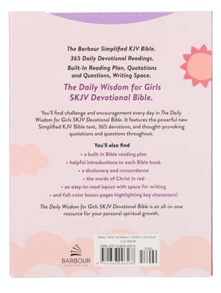 Thumbnail 2: Barbour Publishing The Daily Wisdom For Girls Devotional Bible  