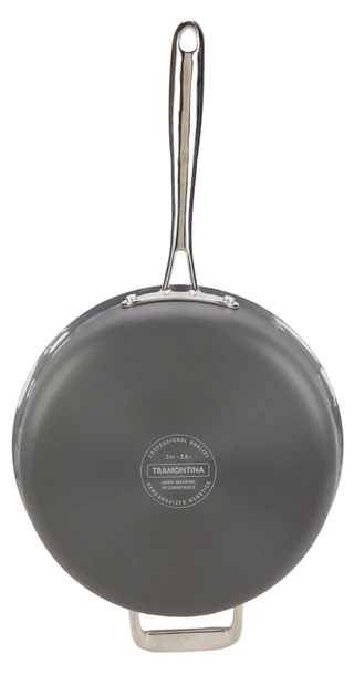 Thumbnail 2: Tramontina 3 Qt Hard Anodized Covered Deep Aluminum Nonstick Pan  