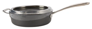 Thumbnail 1: Tramontina 3 Qt Hard Anodized Covered Deep Aluminum Nonstick Pan  