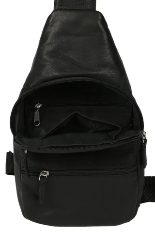 Thumbnail 2: NFL NFL Genuine Leather New Orleans Saints Sling Bag  
