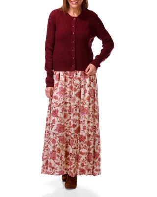 Thumbnail 1: OLIVE & OAK 2 Pc Women's Button Up Cardigan and Sleeveless Dress Set 