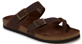 Thumbnail 1: White Mountain Women's Toe Loop Footbed Sandals  