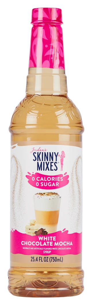 Thumbnail 1: Jordan's Skinny Mixes 25.4 oz White Chocolate Mocha Syrup 