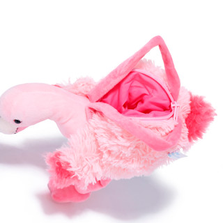 Thumbnail 2: Wishpets  10 In Plush Flamingo Purse  