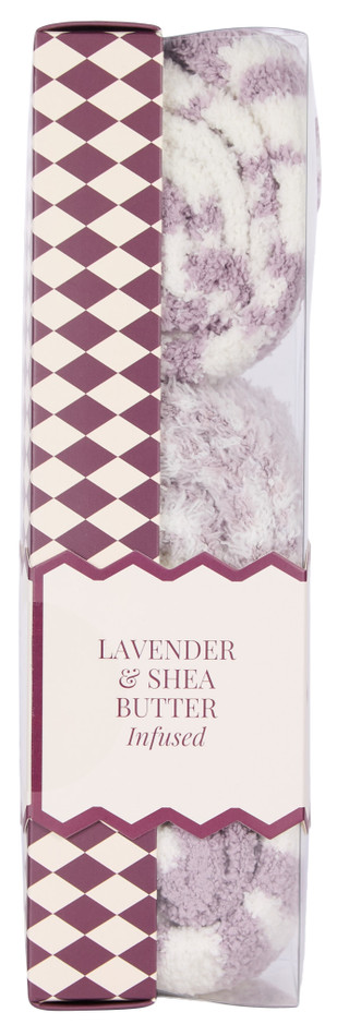 Thumbnail 2: AROMASOLES Women's 3 Pk Velvet Lavender Infused Cozy Socks 