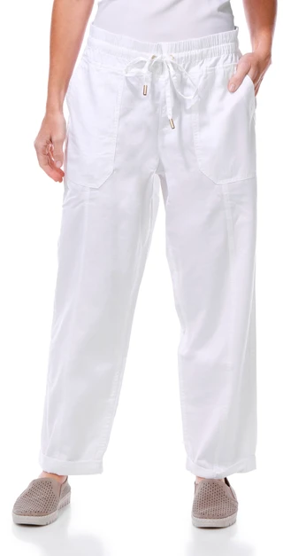 Thumbnail 1: Nautica Women's Solid Cuffed Pull On Utility Pants 