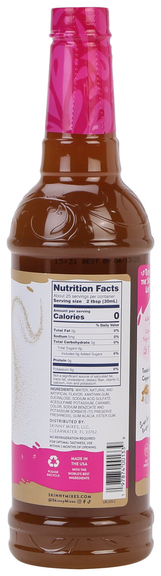 Thumbnail 2: Jordan's Skinny Mixes 25.4 oz Toasted Marshmallow Skinny Syrup 