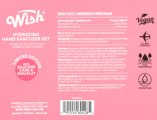 Thumbnail 2: Wish 2 Pk Hand Sanitizer Set w/ Silicone Case & Bracelet 