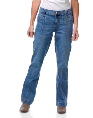 Thumbnail 1: Nautica Women's Demi Bootcut Jeans with Pintuck Detail 