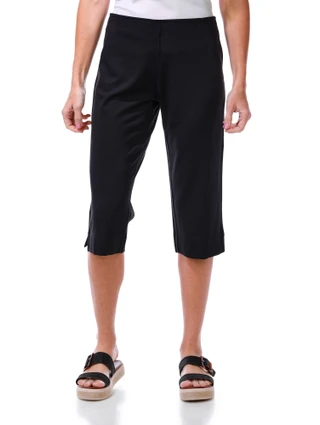 Thumbnail 1: MAX STUDIO Women's Solid Ponte Capris 